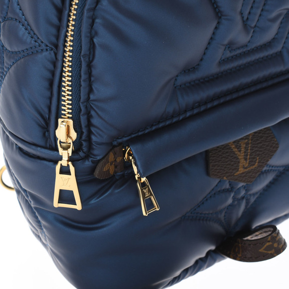Louis Vuitton Monogram Palm Springs Backpack Mini Navy - Picture 8 of 9